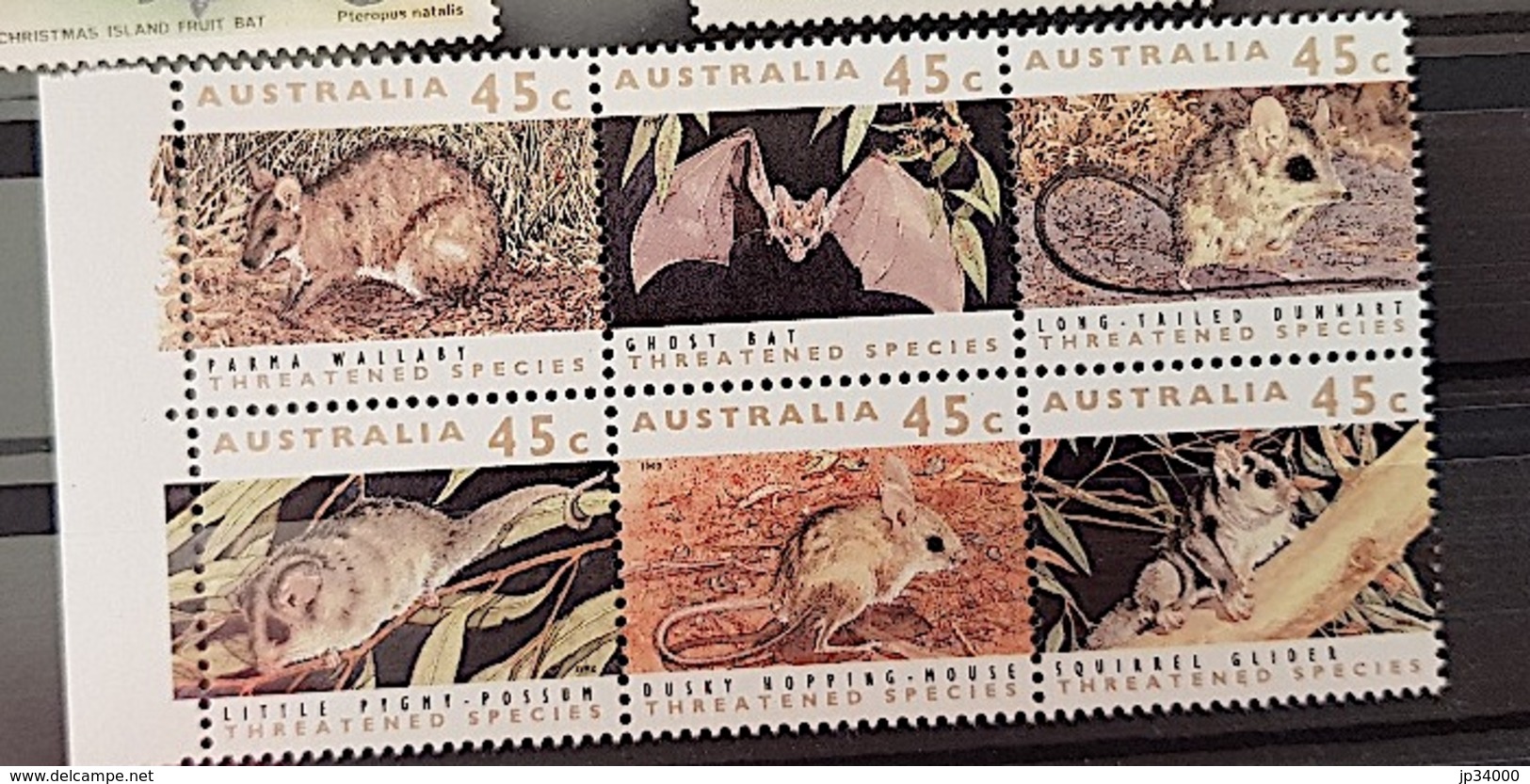 AUSTRALIE Chauve Souris, Bat, Muerciélago. Souris,Yvert N° 1249/54 MNH. ** - Chauve-souris