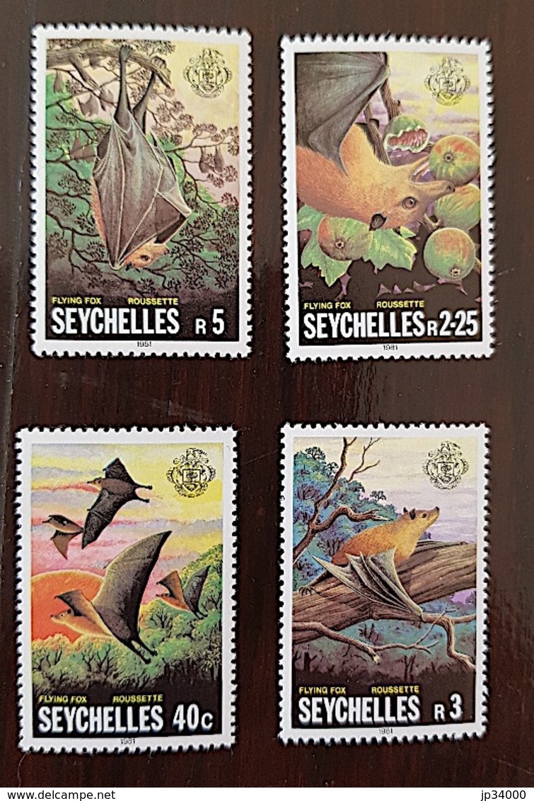 SEYCHELLES Chauve Souris, Bat, Muerciélago.Yvert  N° 485/88. ** MNH - Bats