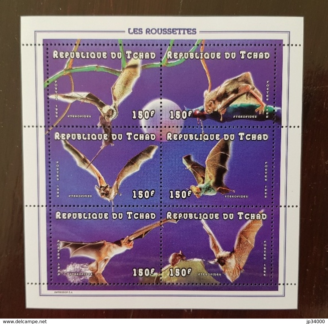 TCHAD Chauve Souris, Bat, Muerciélago, Yvert N° 925/30 MNH ** - Vleermuizen