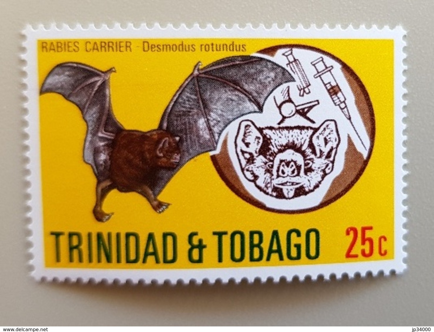 TRININAD Et TOBAGO Chauve Souris, Bat, Muerciélago.1 Valeur  ** MNH - Chauve-souris