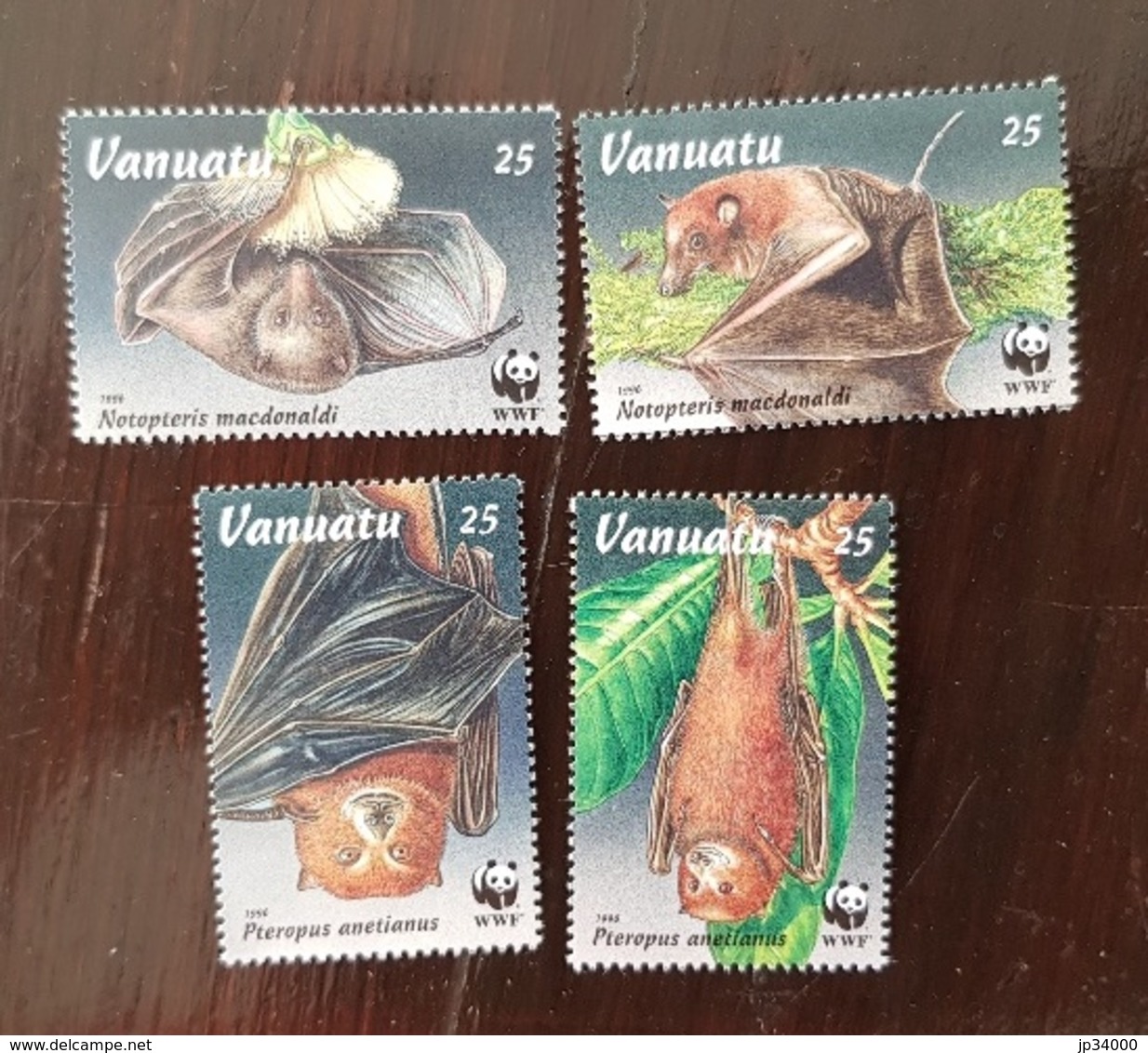 VANUATU, Chauve Souris, Bat, Muerciélago.  Yvert  N° 999/02. ** MNH - Bats