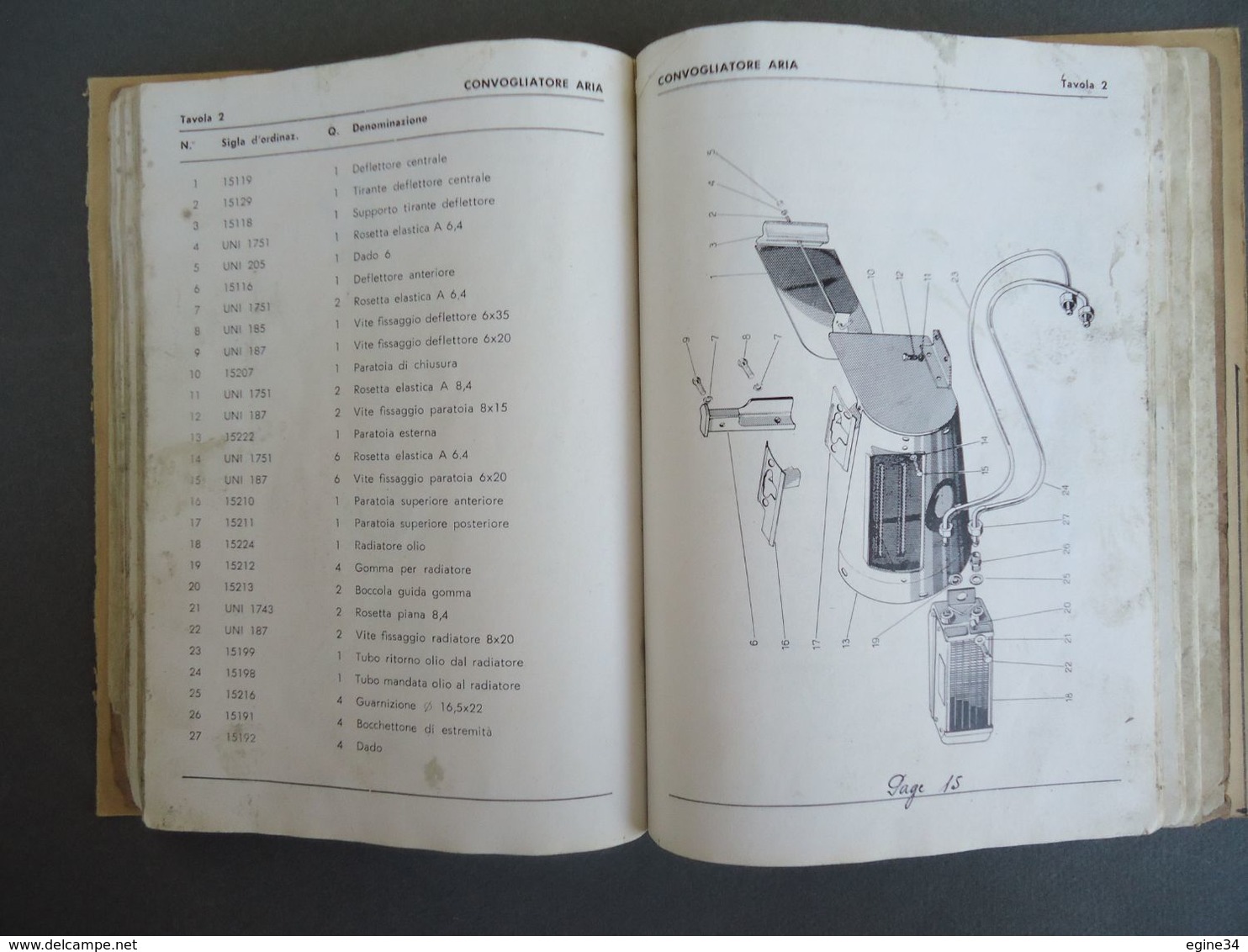 Manuel d'Atelier Tracteur  Lamborghini - Catalogo Nomenclatore Della Trattrice A Cingoli  1 C - 1982 - texte Italien -