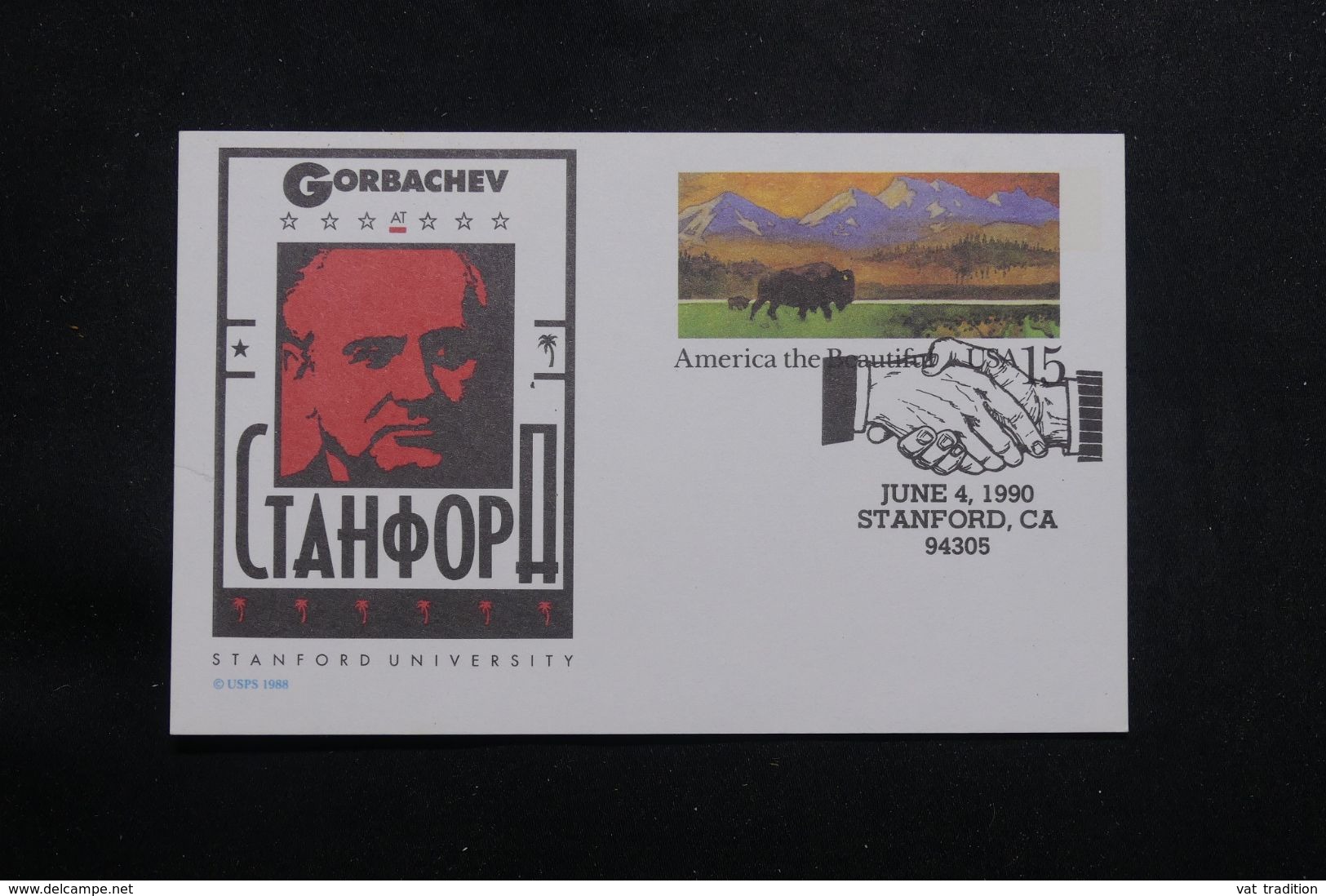 ETATS UNIS - Entier Postal  Avec Illustration De Gorbachev En 1990 - L 65681 - 1981-00