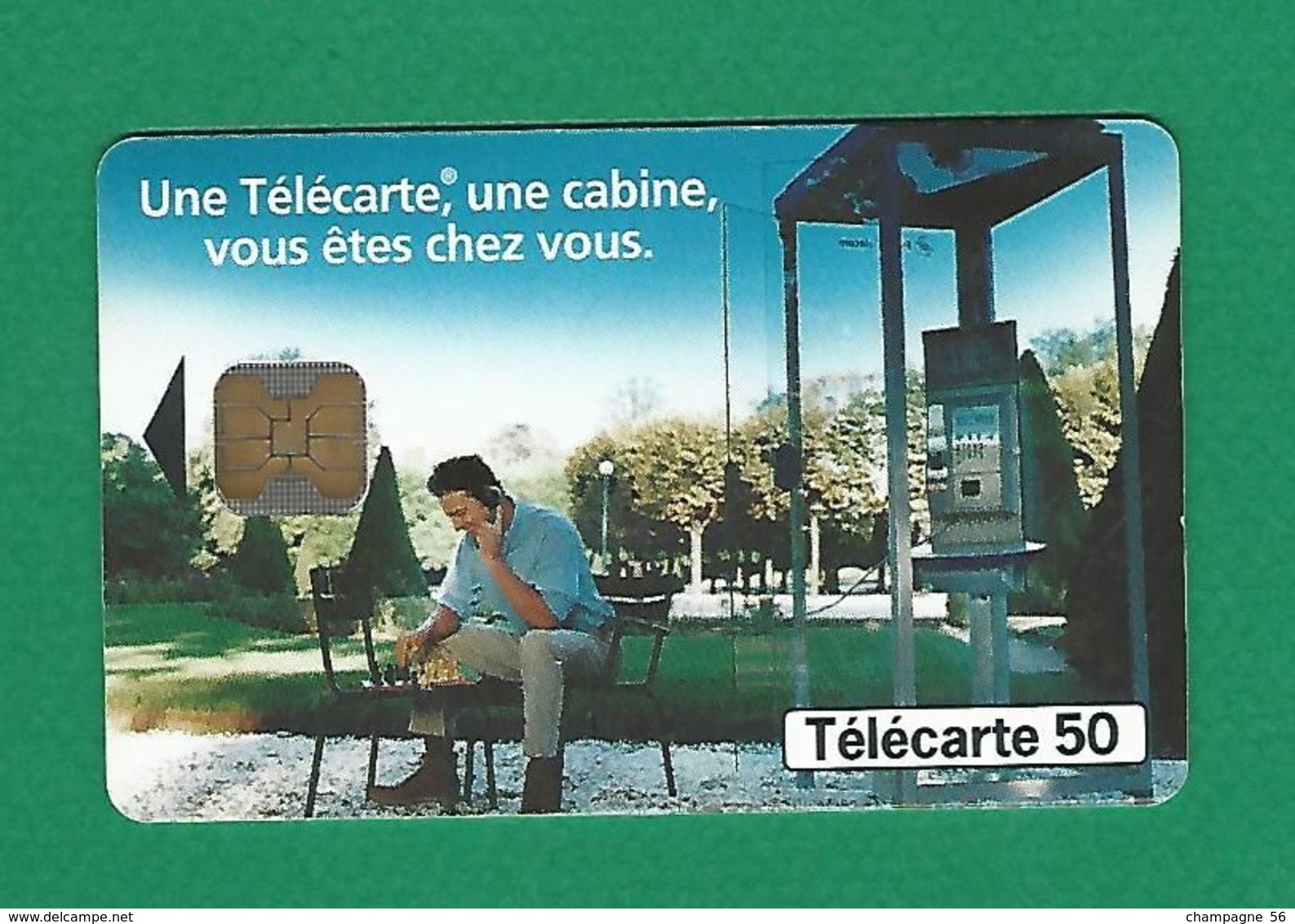 VARIÉTÉS FRANCE TÉLÉCARTE 1997 / 12 OB2  UNE TÉLÉCARTE UNE CABINE 50 UNITES   UTILISÉE - Fehldrucke