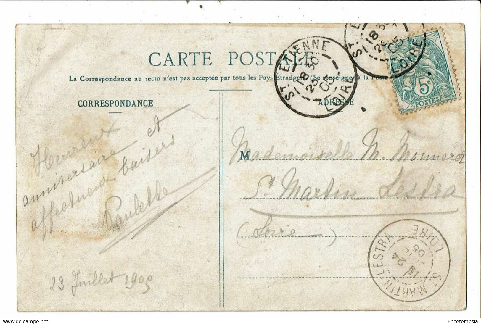 CPA- Carte Postale -France- Rochetaillée- Le Barrage -1905-VM19507 - Rochetaillee