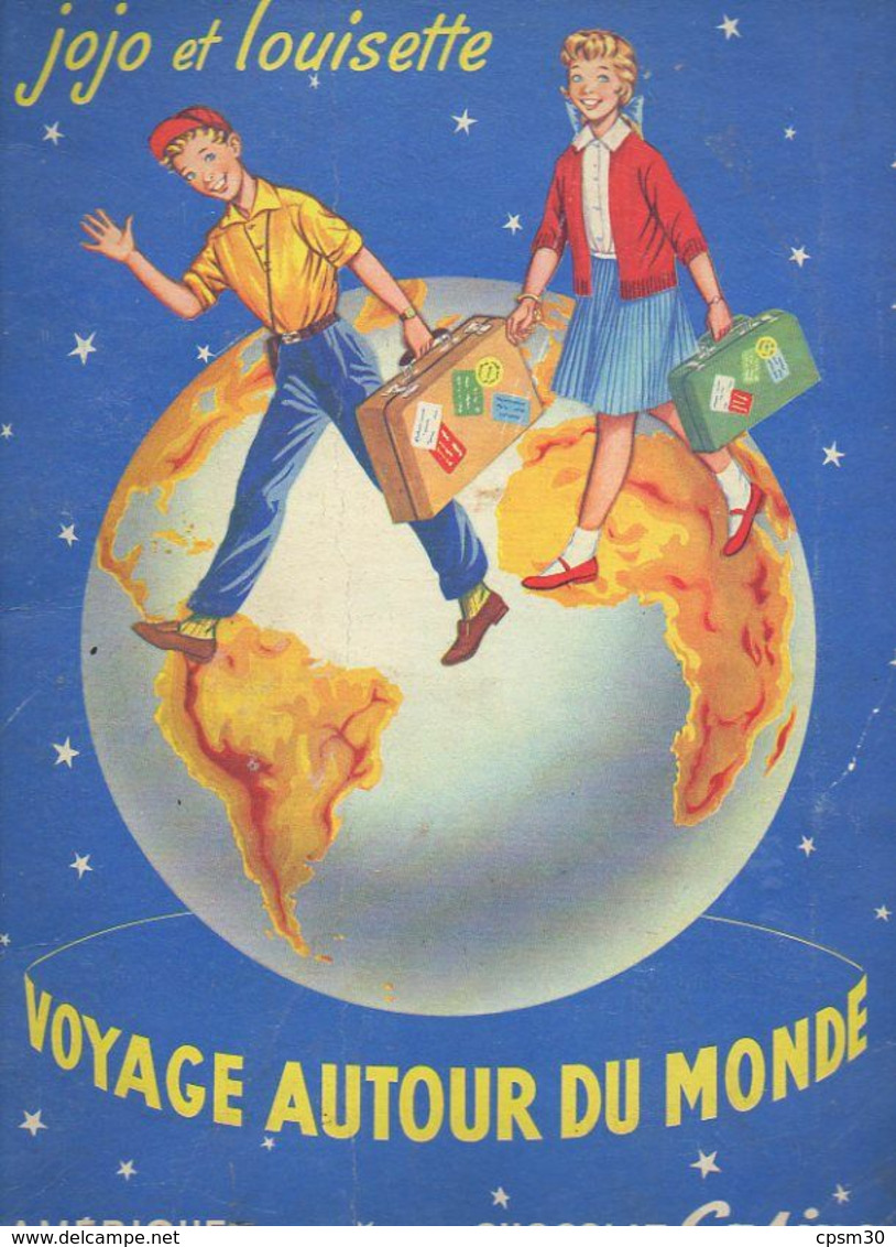 Album Chromo - 005 - édition Casino - Voyage Autour Du Monde - AMERIQUE - Jojo Et Louisette - Albumes & Catálogos