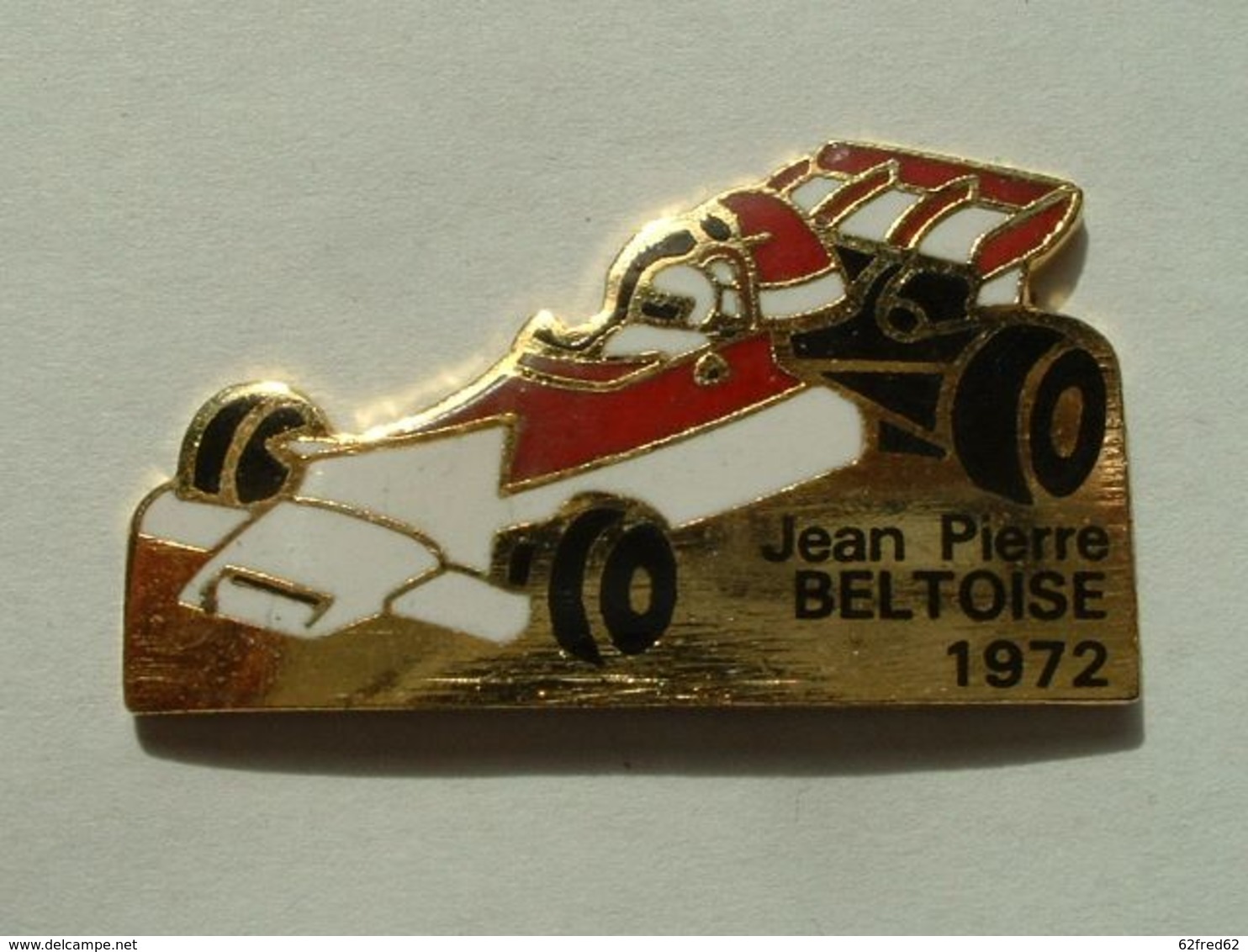 PIN'S JEAN PIERRE BELTOISE - VAINQUEUR DU GRAND PRIX DE MONACO EN 1972 - F1