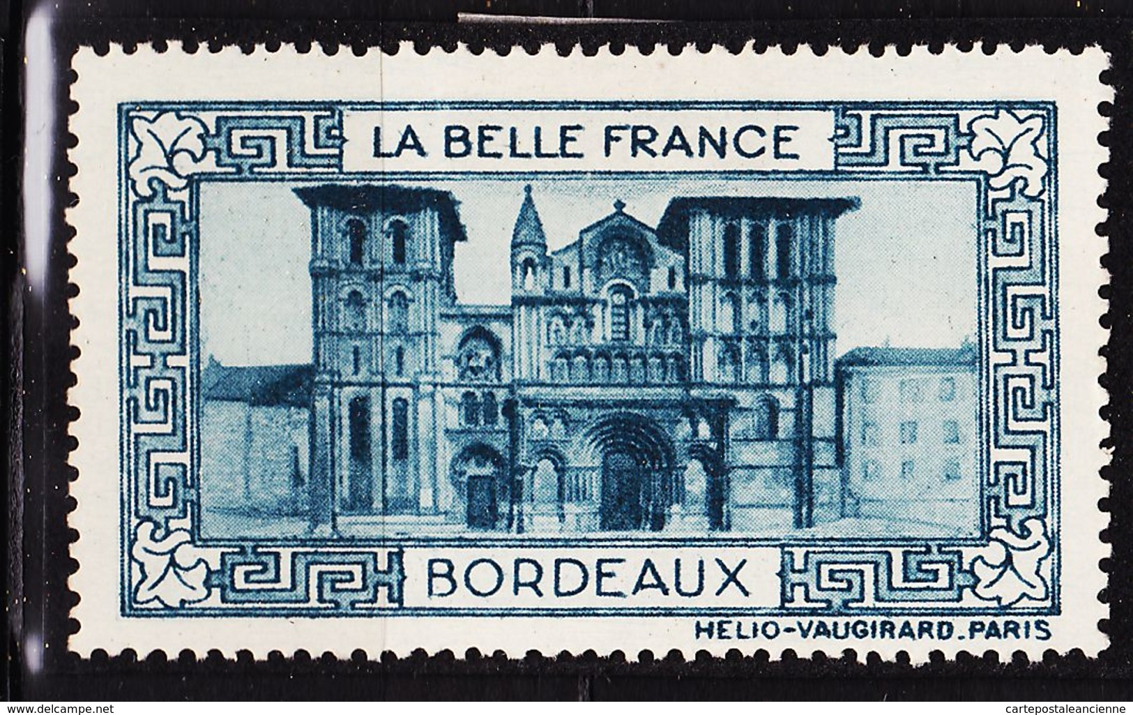 VIGN38 BORDEAUX Vignette De Collection LA BELLE FRANCE 1925s Helio VAUGIRARD PARIS Erinnophilie - Tourism (Labels)