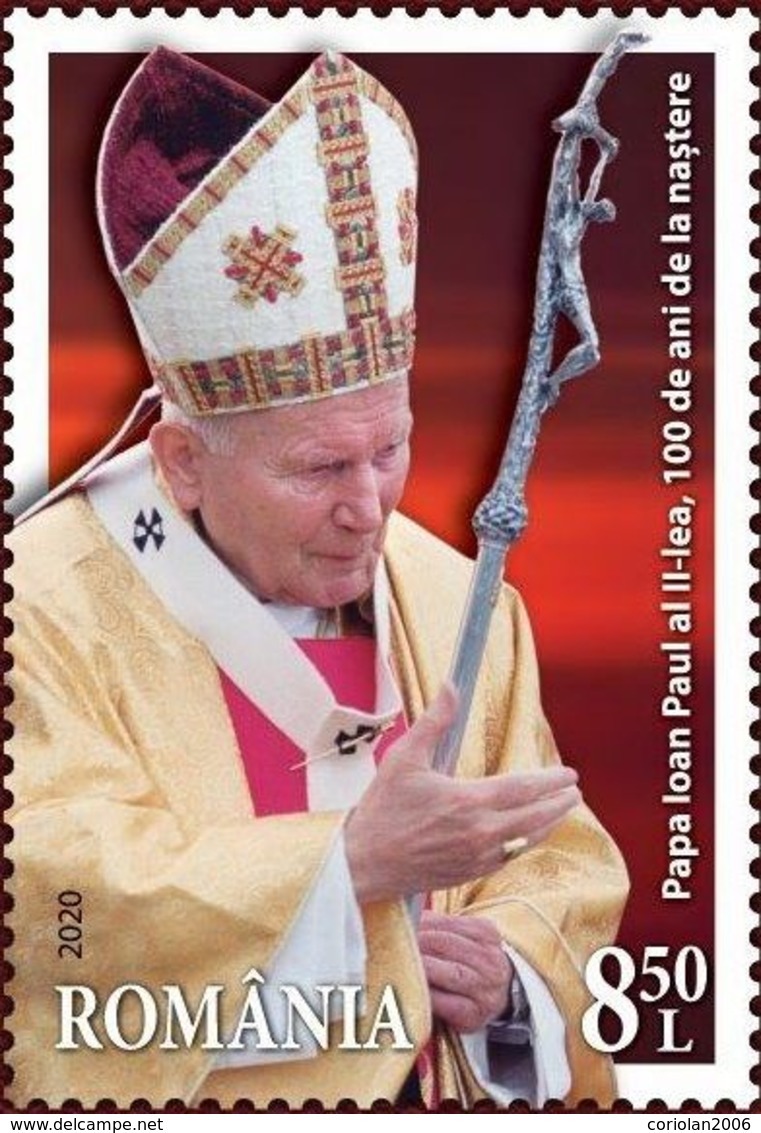 Romania 2020 / Centenary Of The Birth Of Saint John Paul II - Pausen