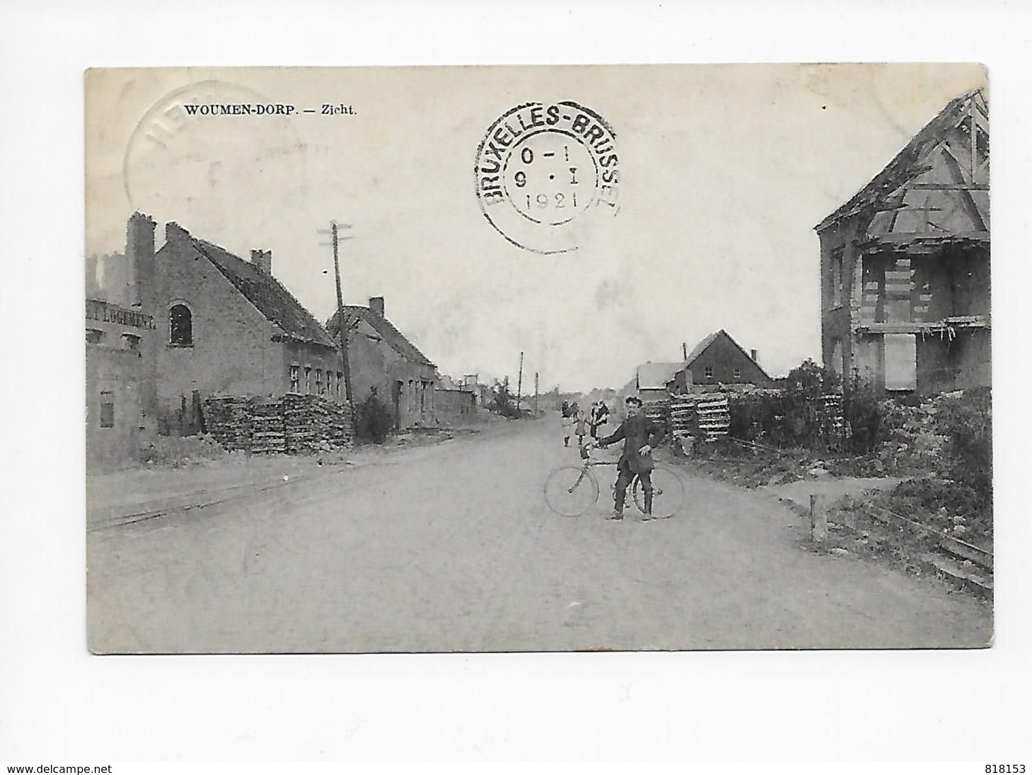 WOUMEN-DORP  -  Zicht  1921 - Diksmuide