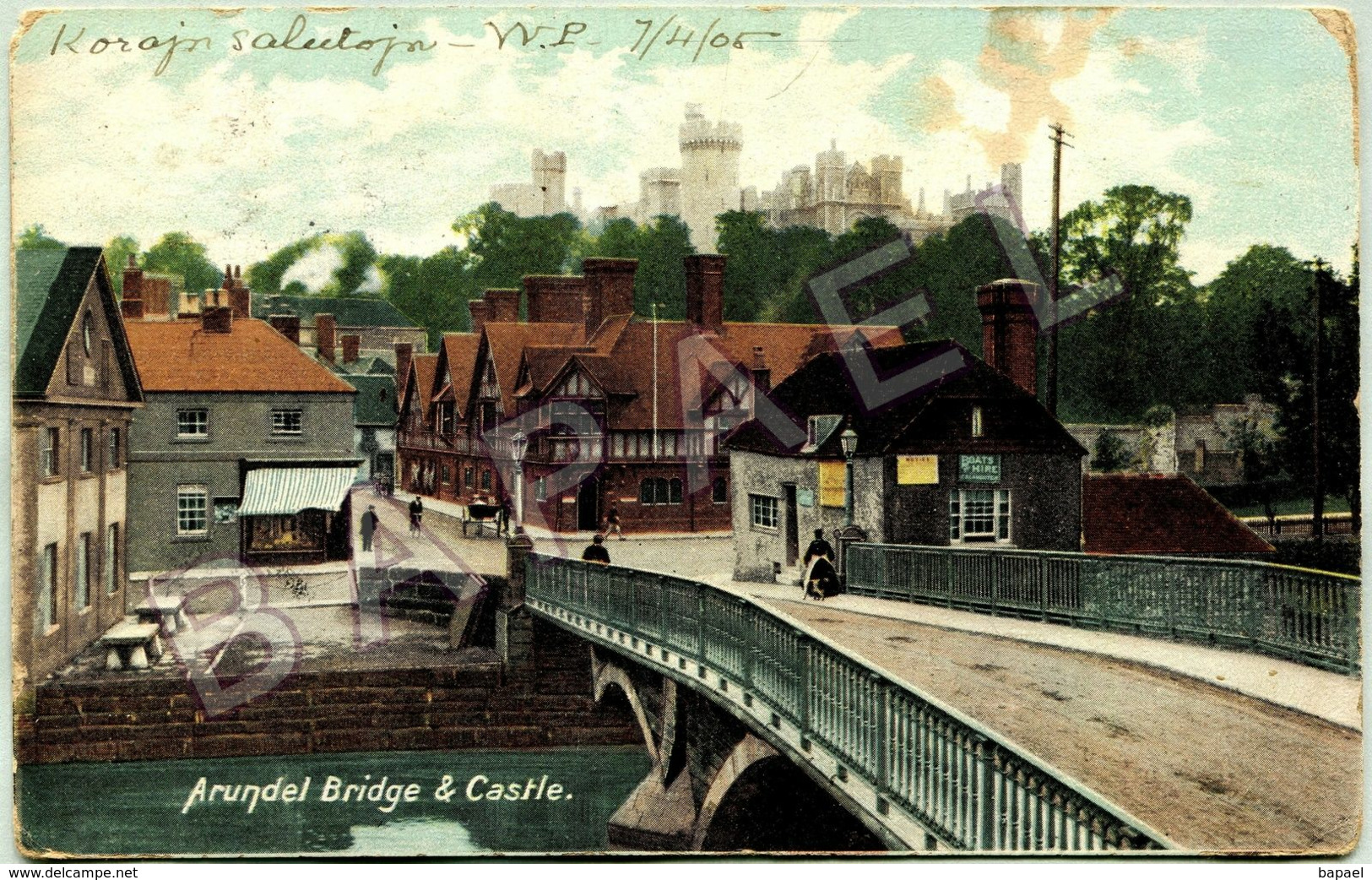 Arundel (Royaume-Uni) - Bridge & Castle (Circulé En 1905) - Arundel