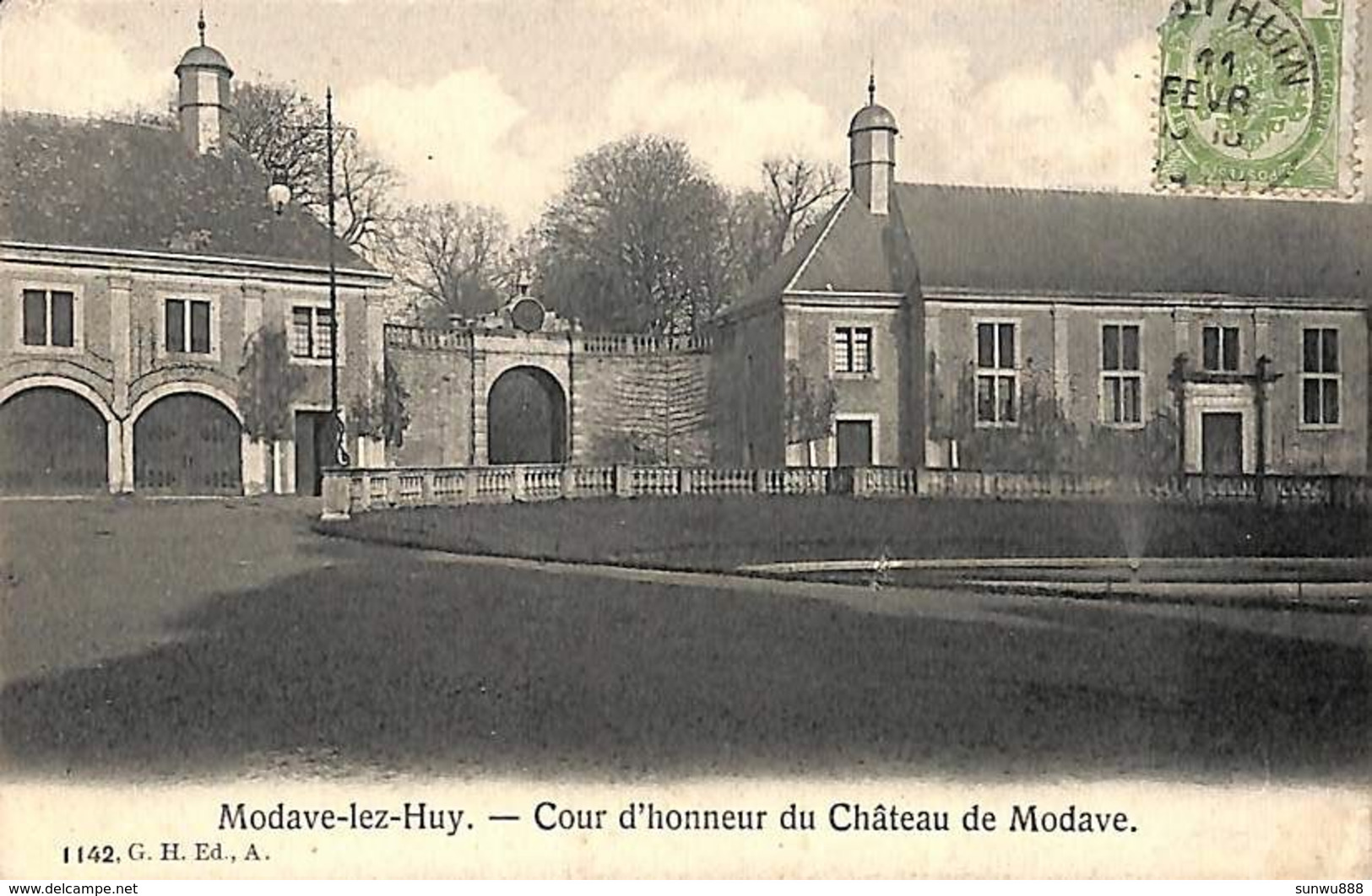 Modave-lez-Huy - Cour D'honneur Du Château De Modave (Edit. G H) - Modave