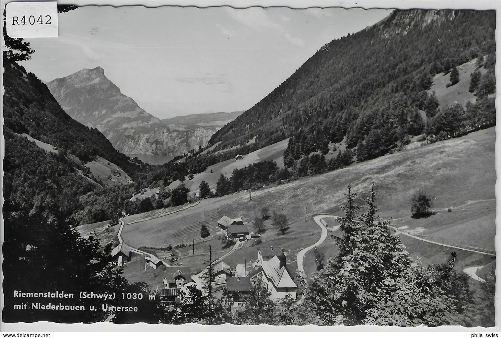 Riemenstalden Mit Niederbauen Und Urnersee - Riemenstalden