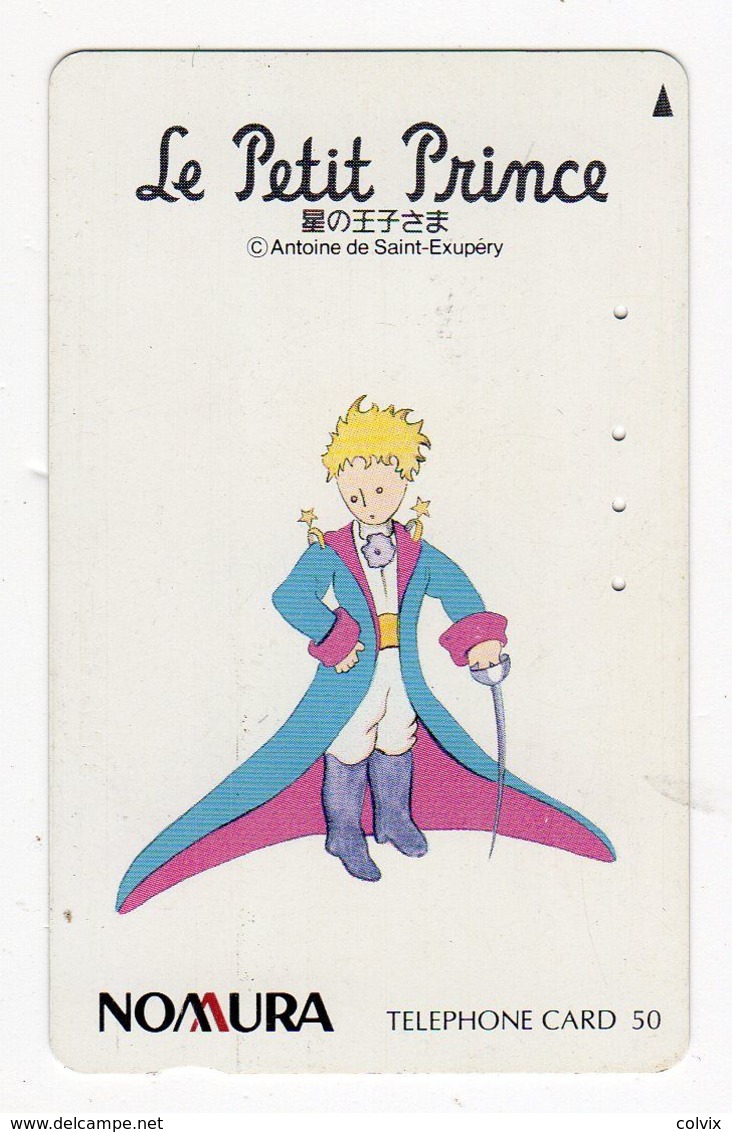 JAPON TELECARTE Le Petit Prince Antoine De Saint Exupéry - Stripverhalen