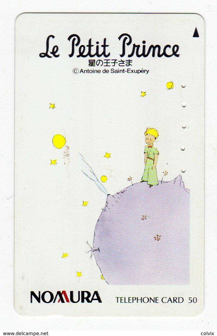 JAPON TELECARTE Le Petit Prince Antoine De Saint Exupéry - Comics