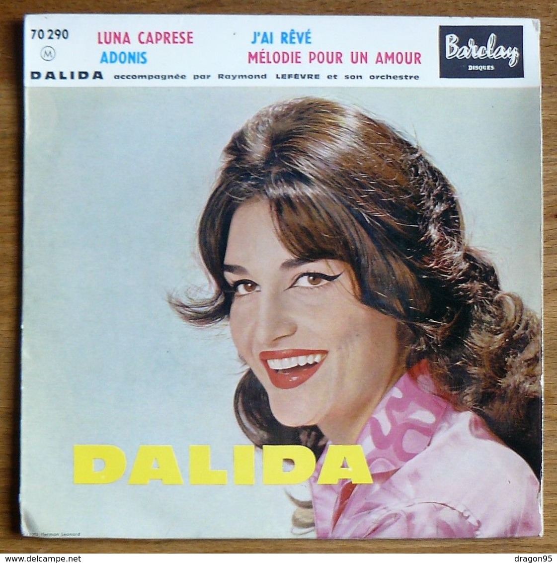 DALIDA : Luna Caprese - Barclay 70.290 Biem - France - 1959 - Other - French Music