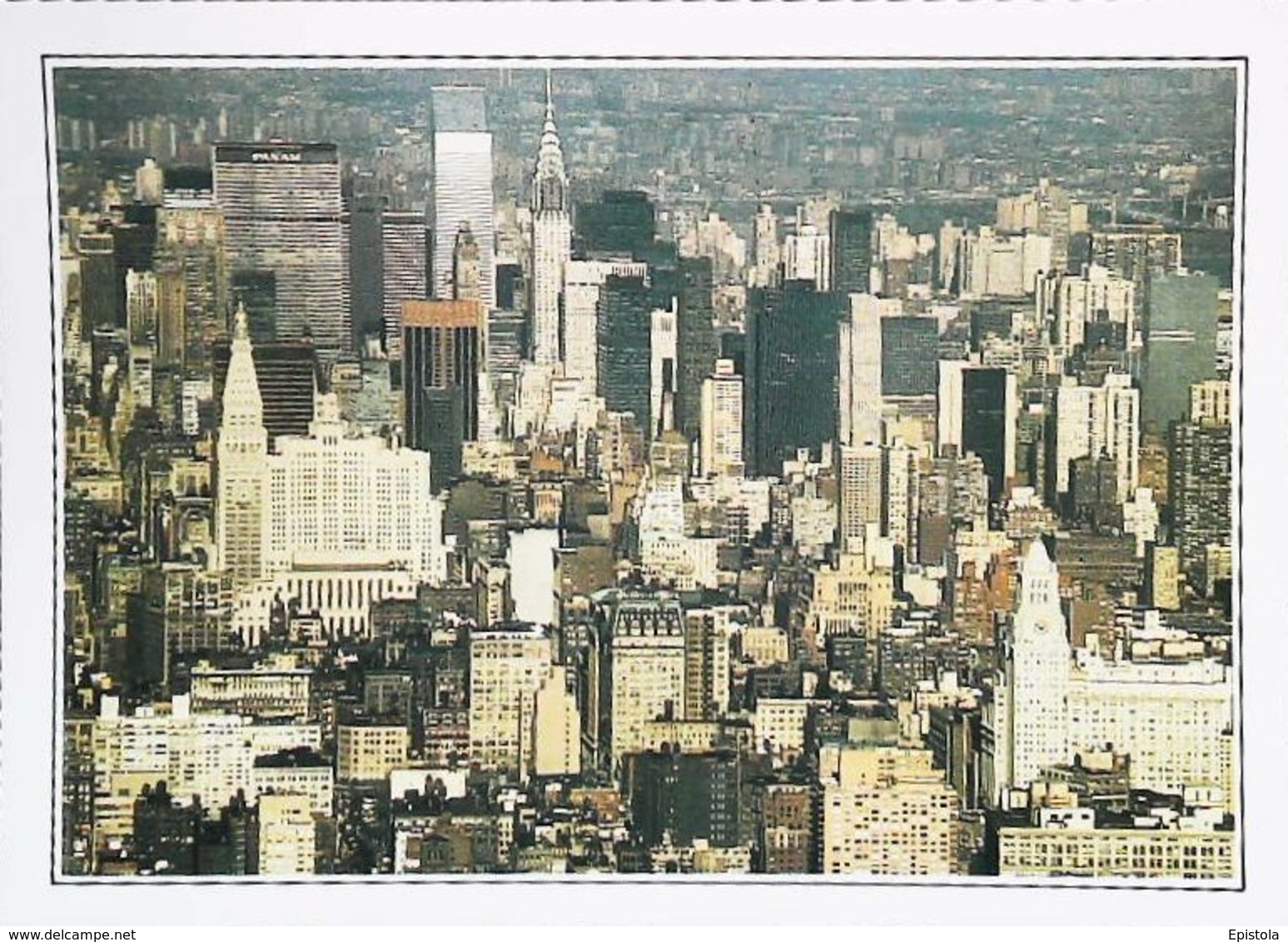 USA  New York View Over Manhattan Années 80s - Statue De La Liberté