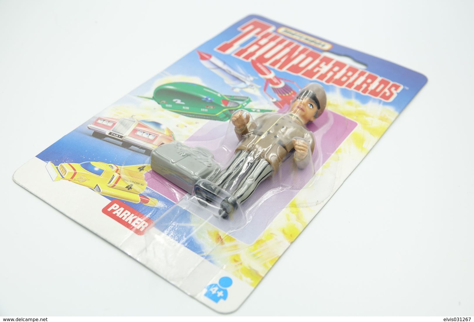 Vintage ACTION FIGURE THE THUNDERBIRDS : PARKER - MOC MINT ON CARD - Original MATCHBOX 1992-3 - LESNEY - GI JOE - Action Man
