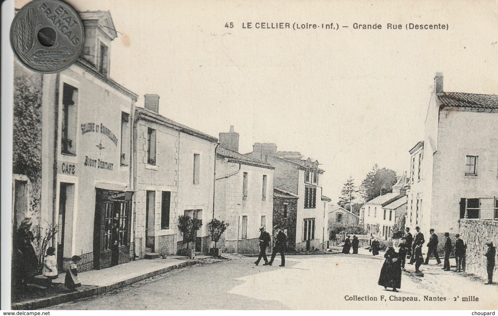 44 - Très Belle Carte Postale Ancienne De  Le Cellier  Grande Rue - Le Cellier