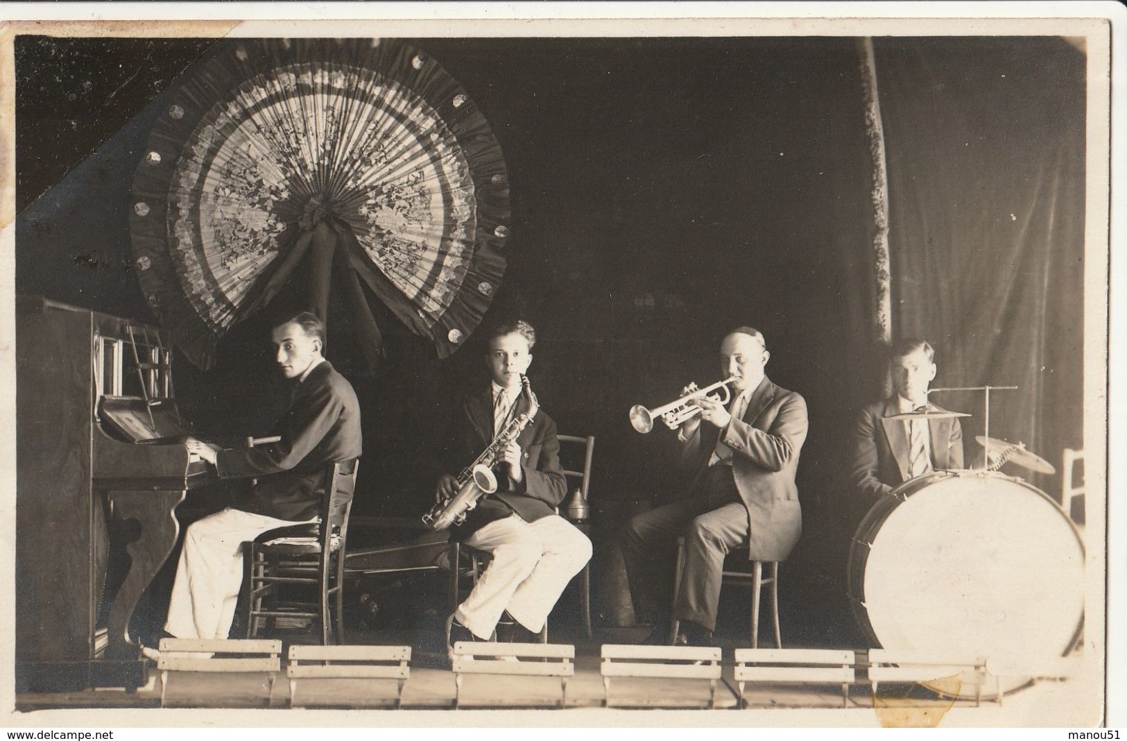 AULT-ONIVAL - Carte Photo : Concert Au Kursaal - Ault