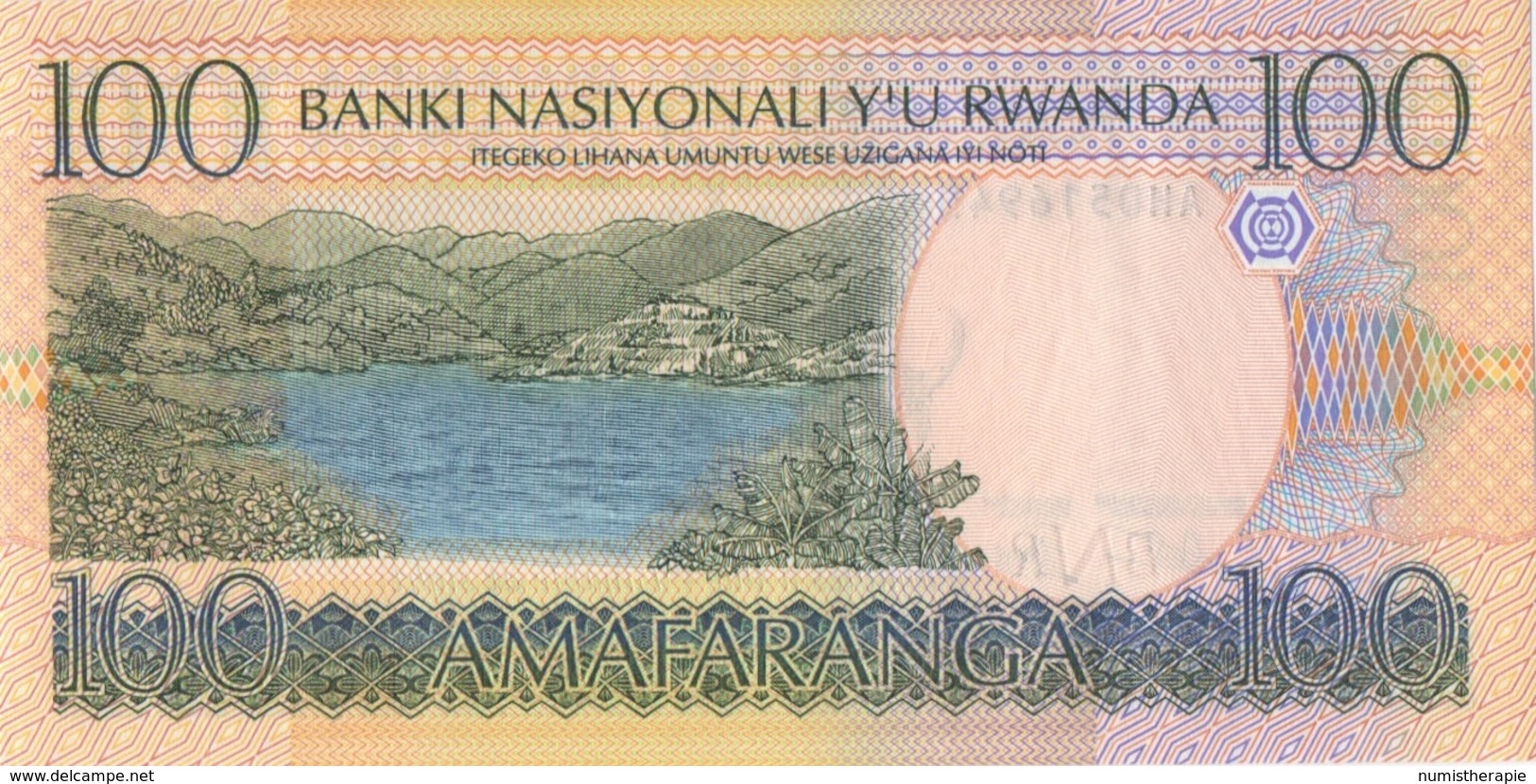 Rwanda : 100 Francs 2003 UNC - Rwanda
