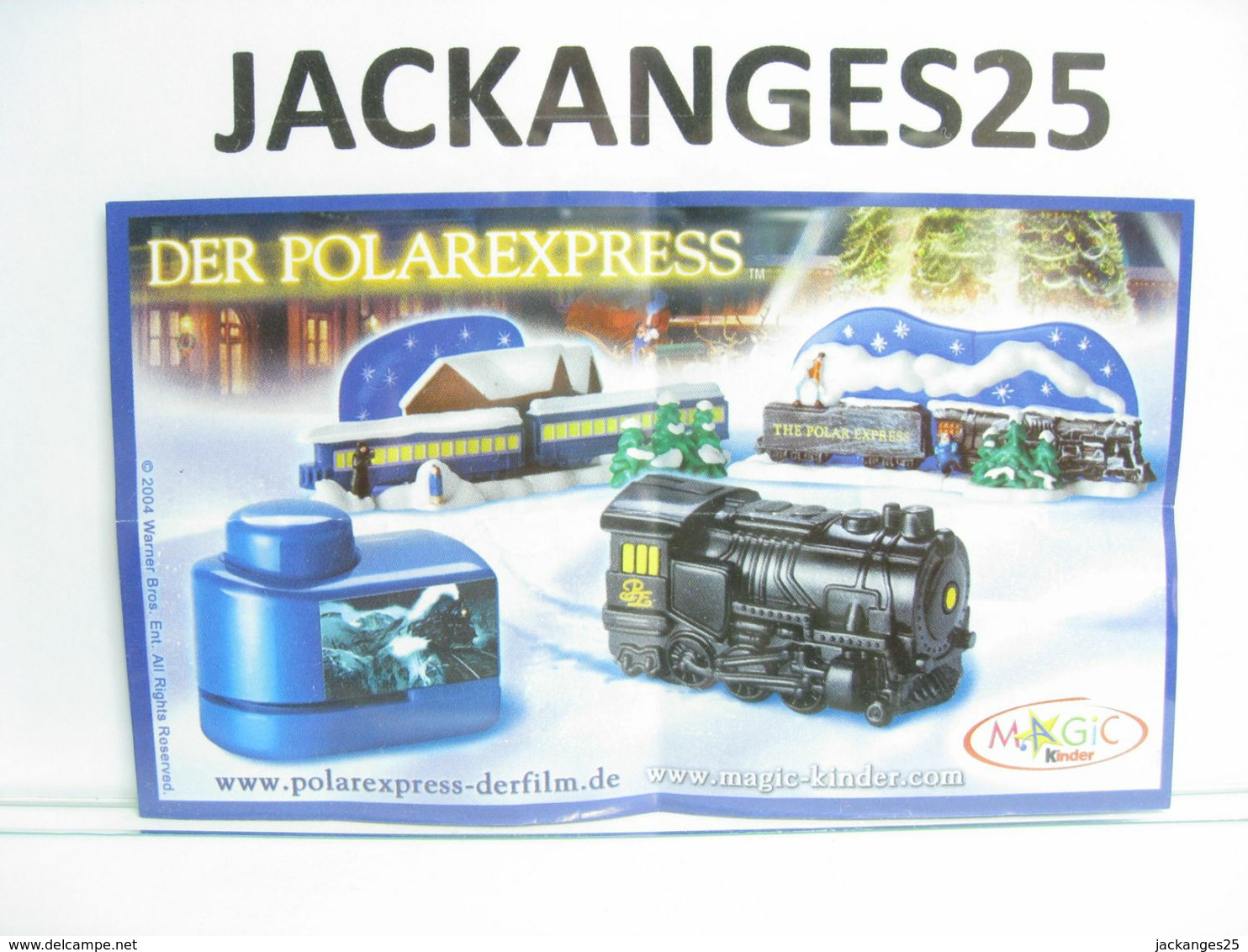 KINDER  2004 POLAR EXPRESS TRAIN  MPG C  211 +  BPZ D + MAGIC CODE - Familles