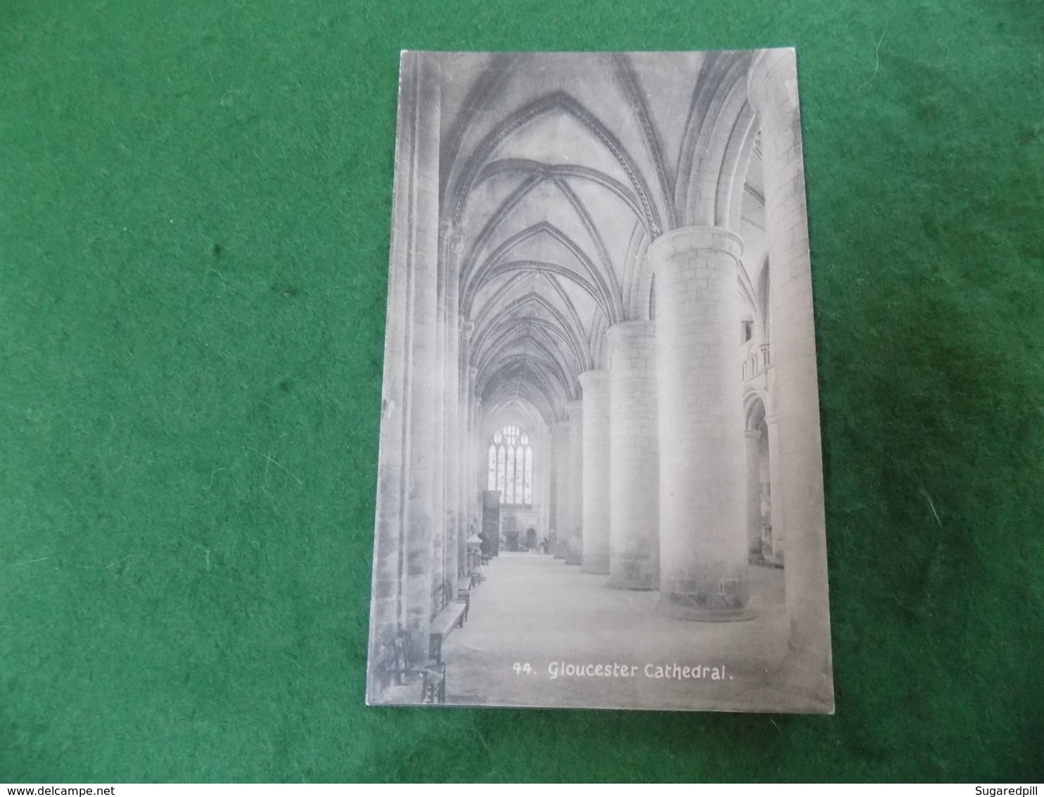 VINTAGE UK ENGLAND GLOUCESTERSHIRE: GLOUCESTER Cathedral Interior B&w Pitcher - Gloucester