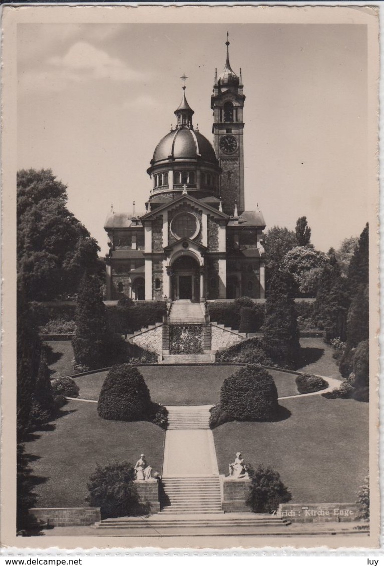 ZÜRICH, Kirche Enge  Gel. 1935, Religion - Enge