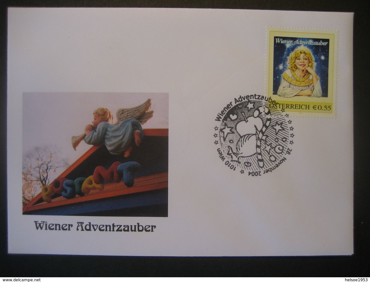 Österreich- Advent 1010 Wien 28.11.2004 Vom Wiener Adventzauber Mit Pers.BM - Personalisierte Briefmarken