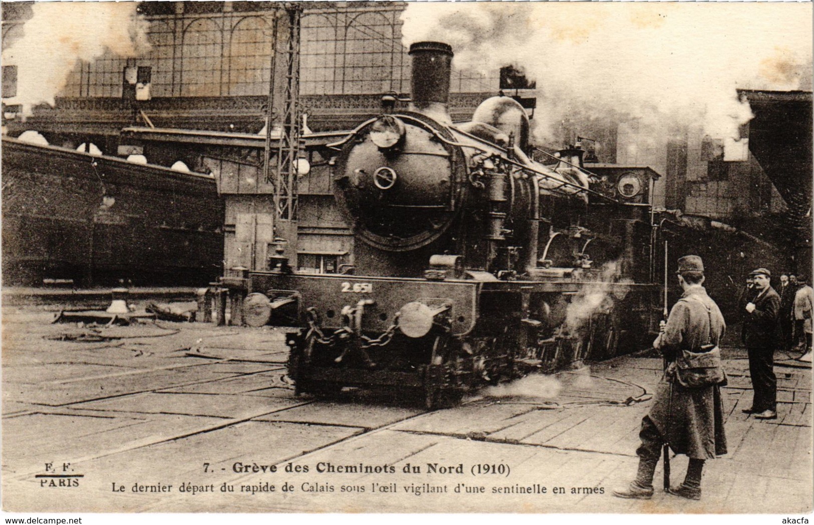 CPA Paris 10e - Gréve Des Cheminots Du Nord (88043) - Strikes