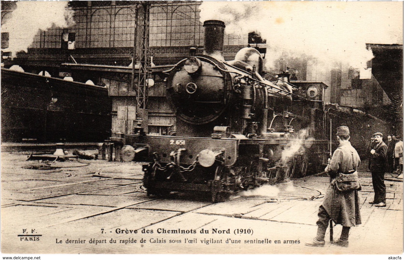 CPA Paris 10e - Gréve Des Cheminots Du Nord (88060) - Strikes