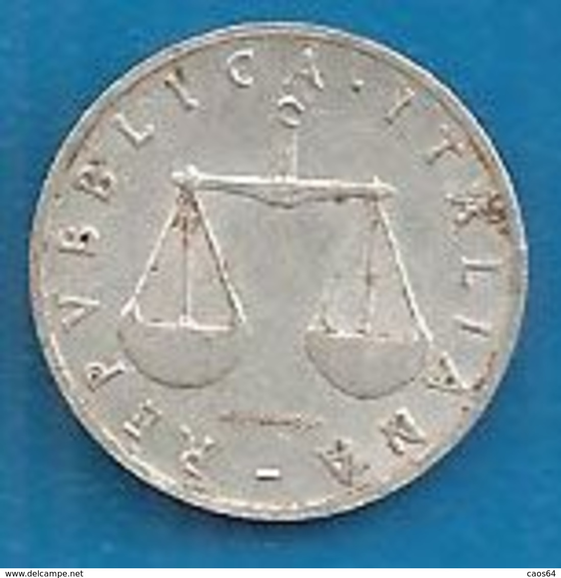 1953 R - ITALIA 1 Lira Cornucopia / Bilancia - Circolata - 1 Lira