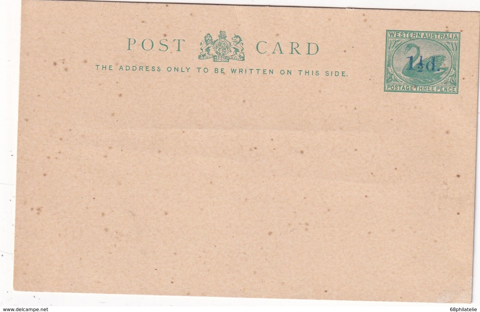 WESTERN AUSTRALIA   ENTIER POSTAL/GANZSACHE/POSTAL STATIONARY CARTE - Brieven En Documenten