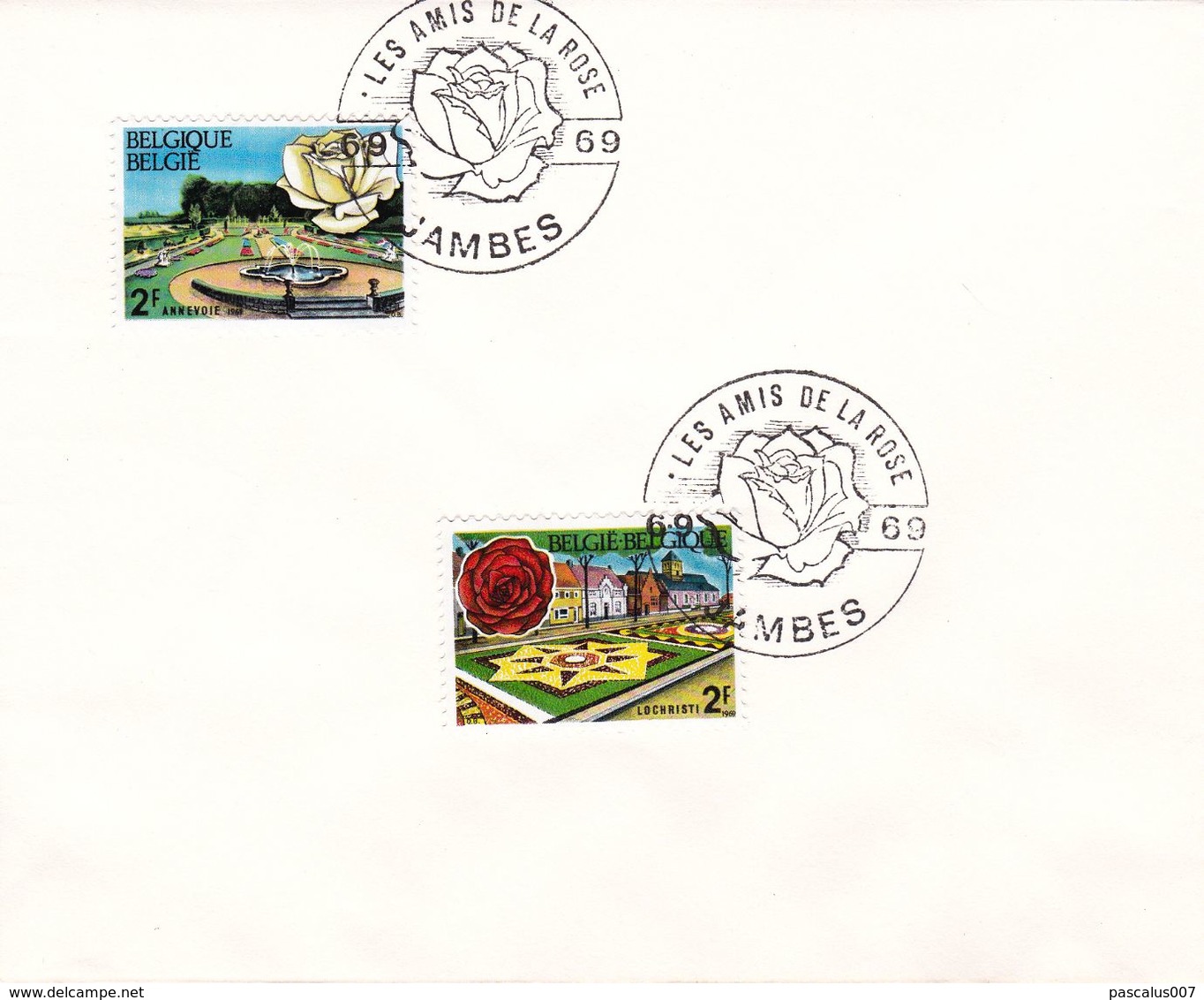 B01-173 BELG.1969 1501 & 1502 FDC Flora  Flore 1.75€ - 1961-1970