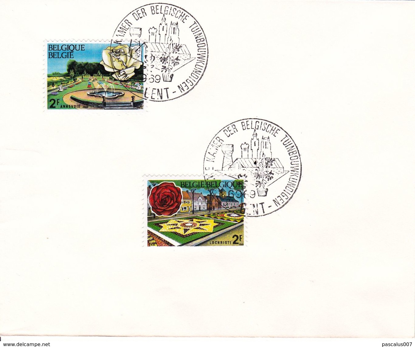 B01-173 BELG.1969 1501 & 1502 FDC Flora  Flore 1.75€ - 1961-1970