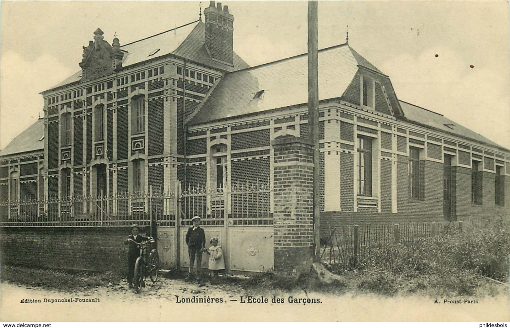 SEINE MARITIME  LONDINIERES  école De Garçons - Londinières