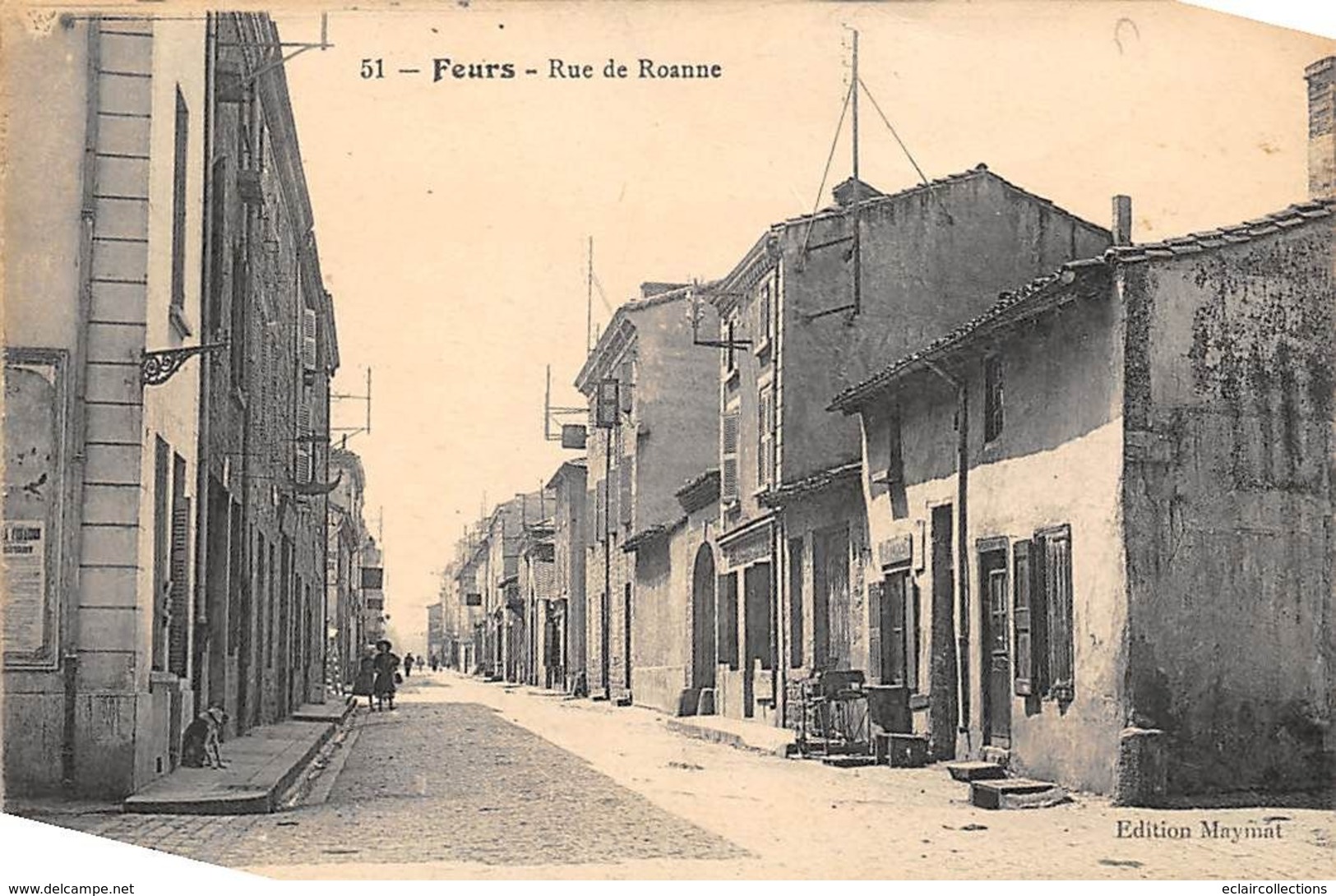 Feurs         42       Rue De Roanne      (voir Scan) - Feurs