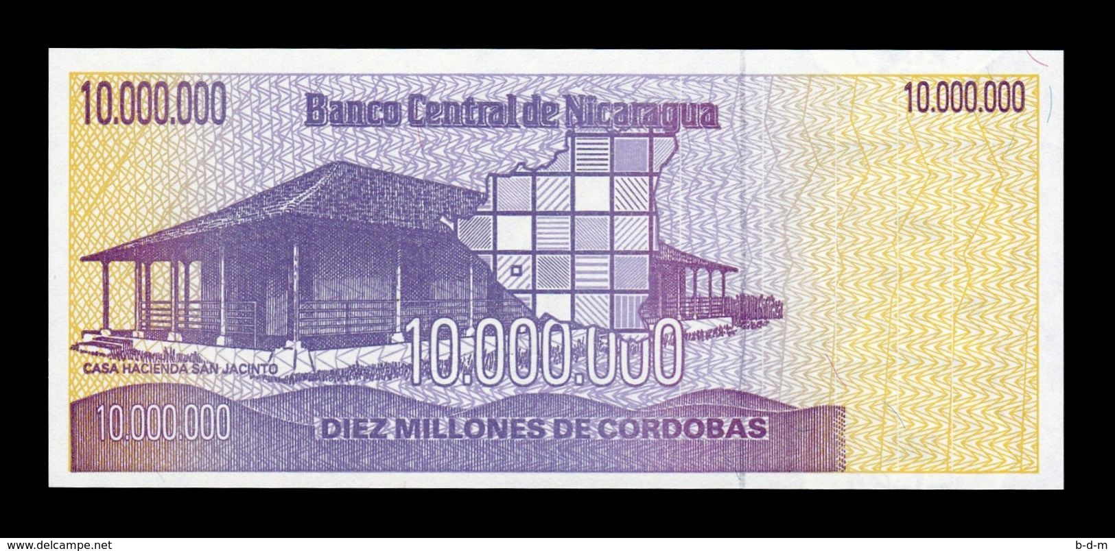 Nicaragua 10000000 Córdobas 1990 Pick 166 SC UNC - Nicaragua