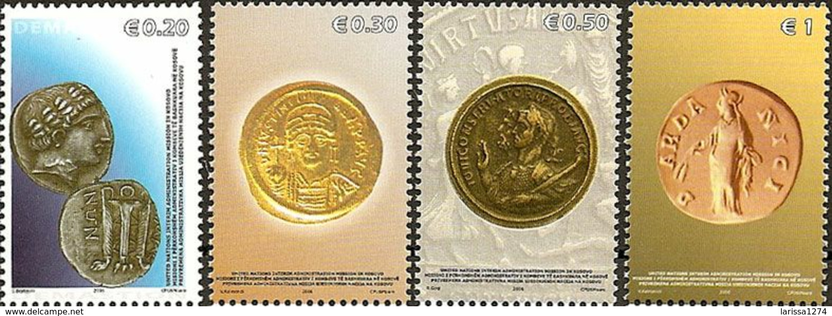 Kosovo 2006 Kosovo Numismatics Ancient Coins MNH Michel 59-62 - Kosovo