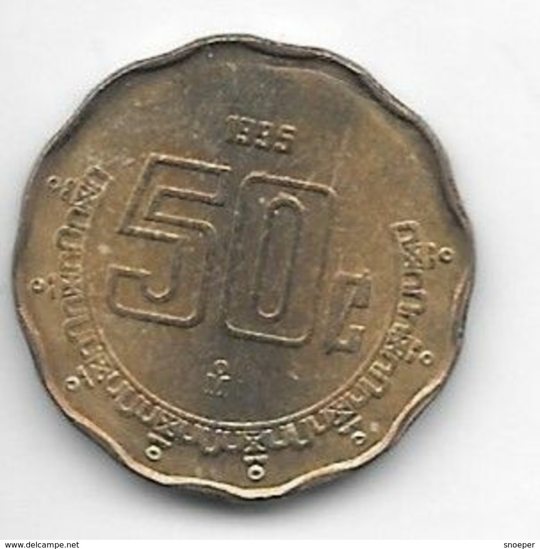 *mexico 50 Centavos 1995  Km 549  Unc - Messico