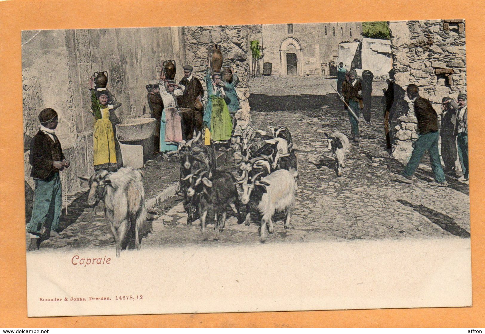 Capri Italy 1900 Postcard - Altri & Non Classificati