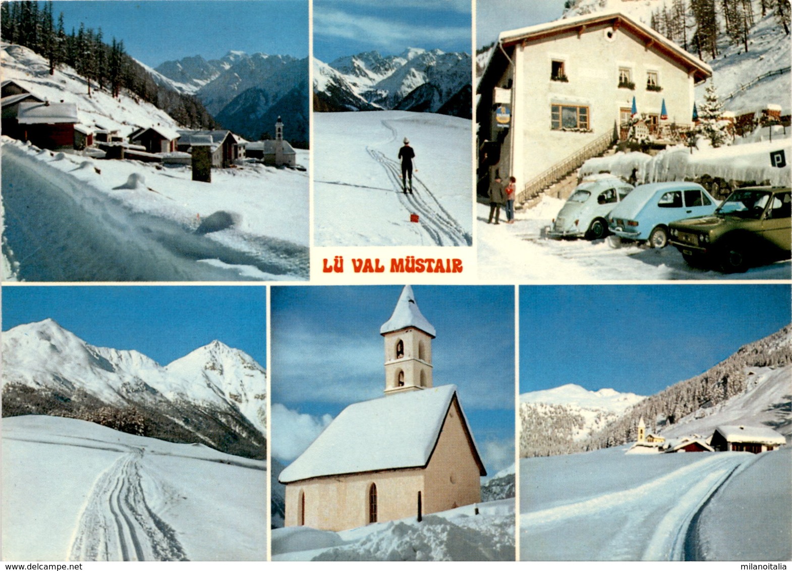 Lü - Val Müstair - 6 Bilder (030-322) * 22. 2. 1979 - Val Müstair