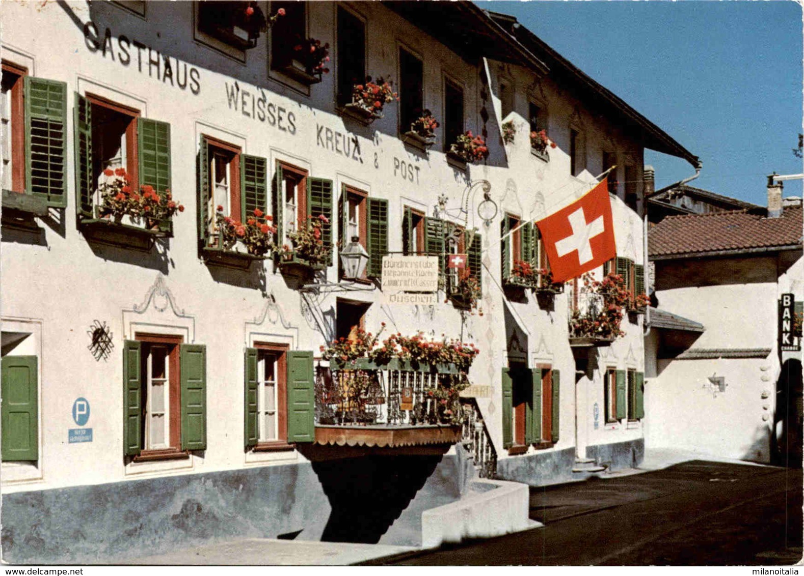 Sta. Maria - Val Müstair - Hotel Crusch Alba Weisses Kreuz (30-361) * 1971 - Val Müstair