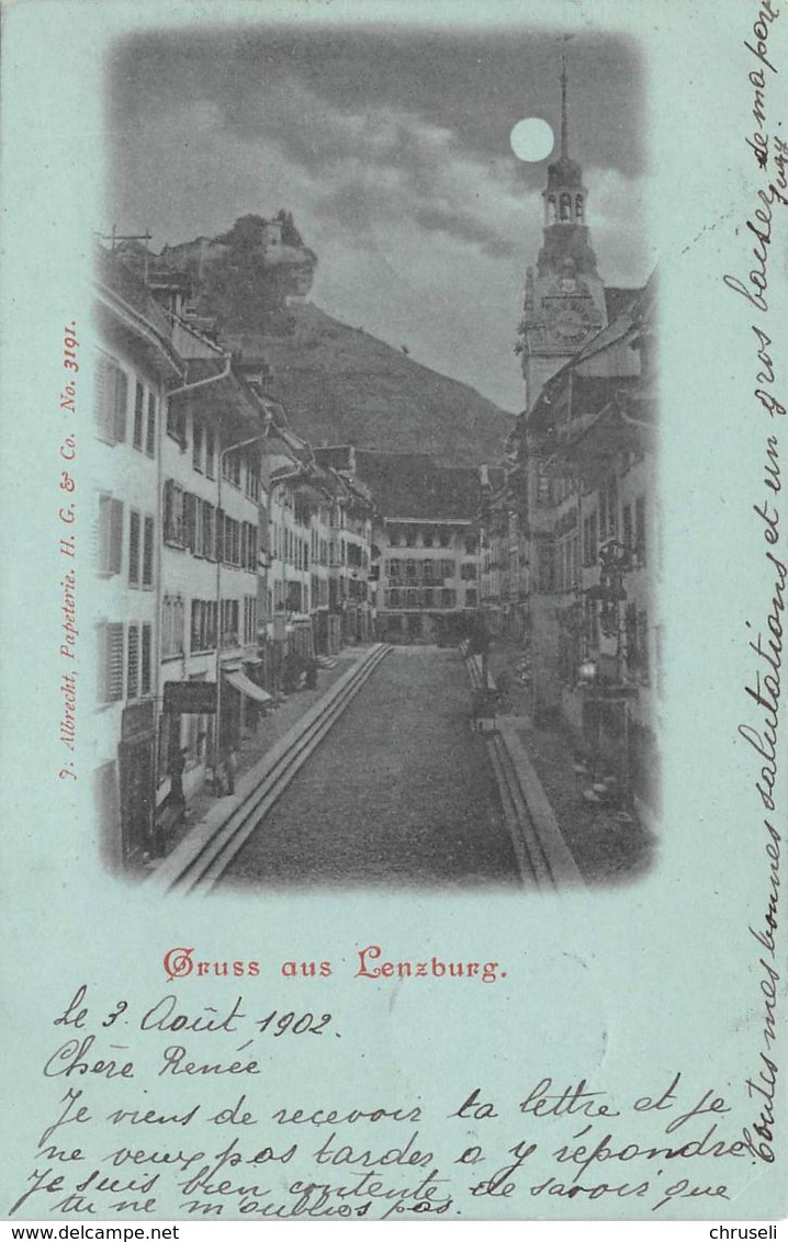 Lenzburg Vollmondkarte - Lenzburg