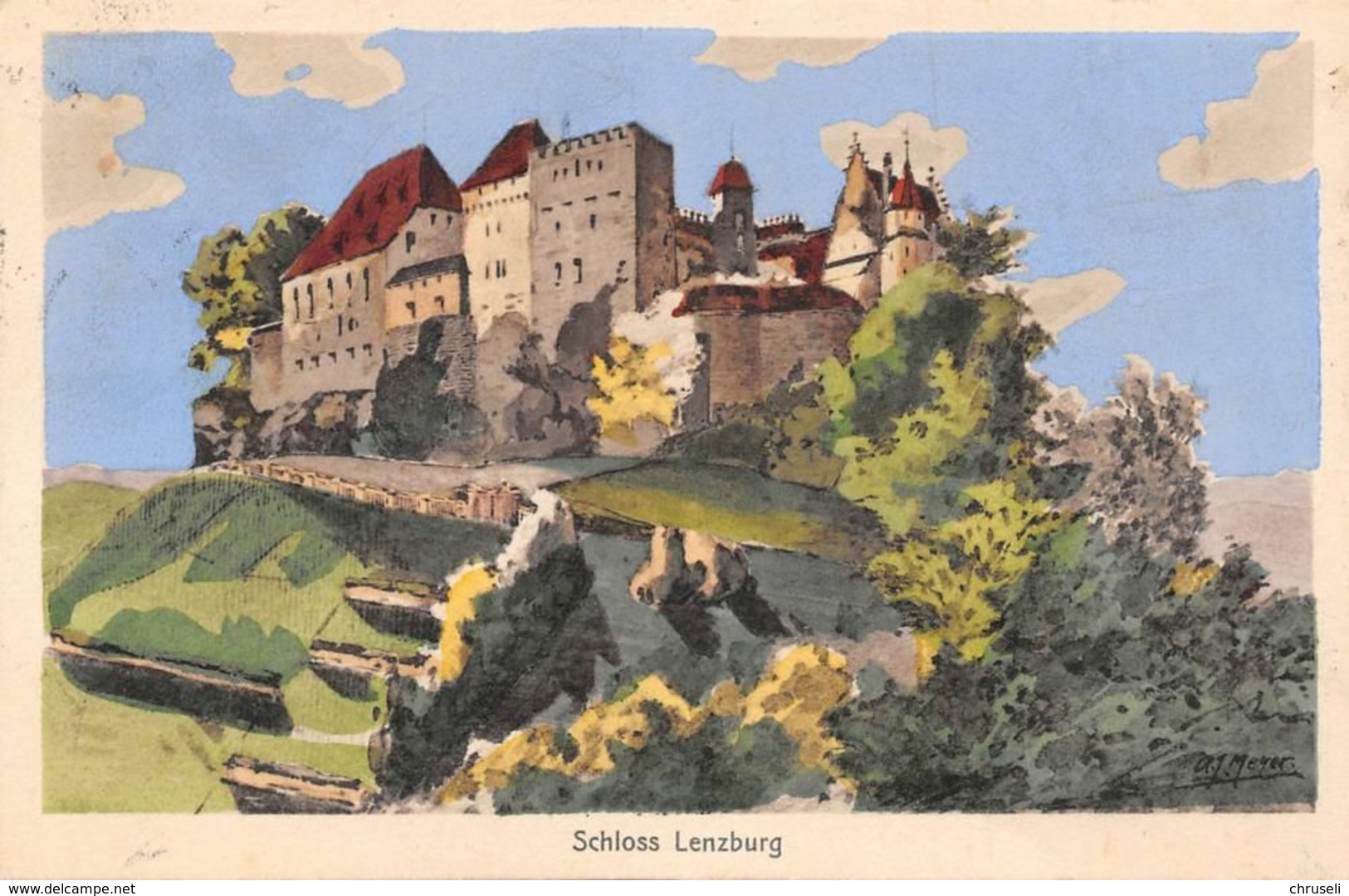 Lenzburg  Schloss Color - Lenzburg