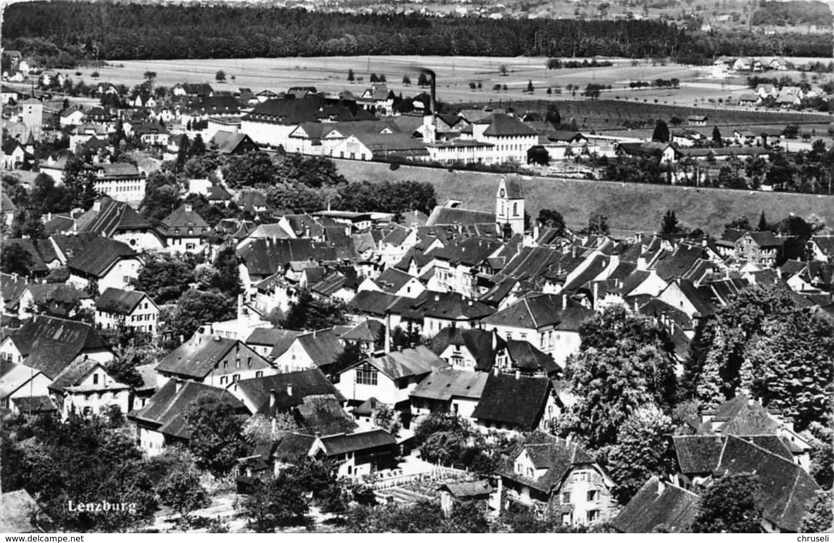 Lenzburg  Fliegeraufnahme - Lenzburg