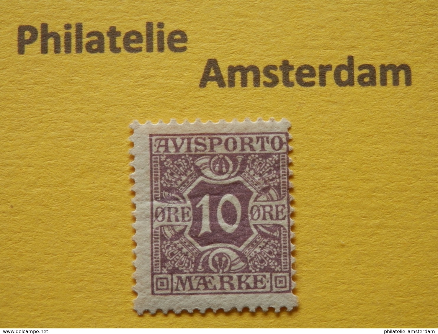 Denmark 1907, AVISPORTO MÆRKE: Mi 4, * - Revenue Stamps