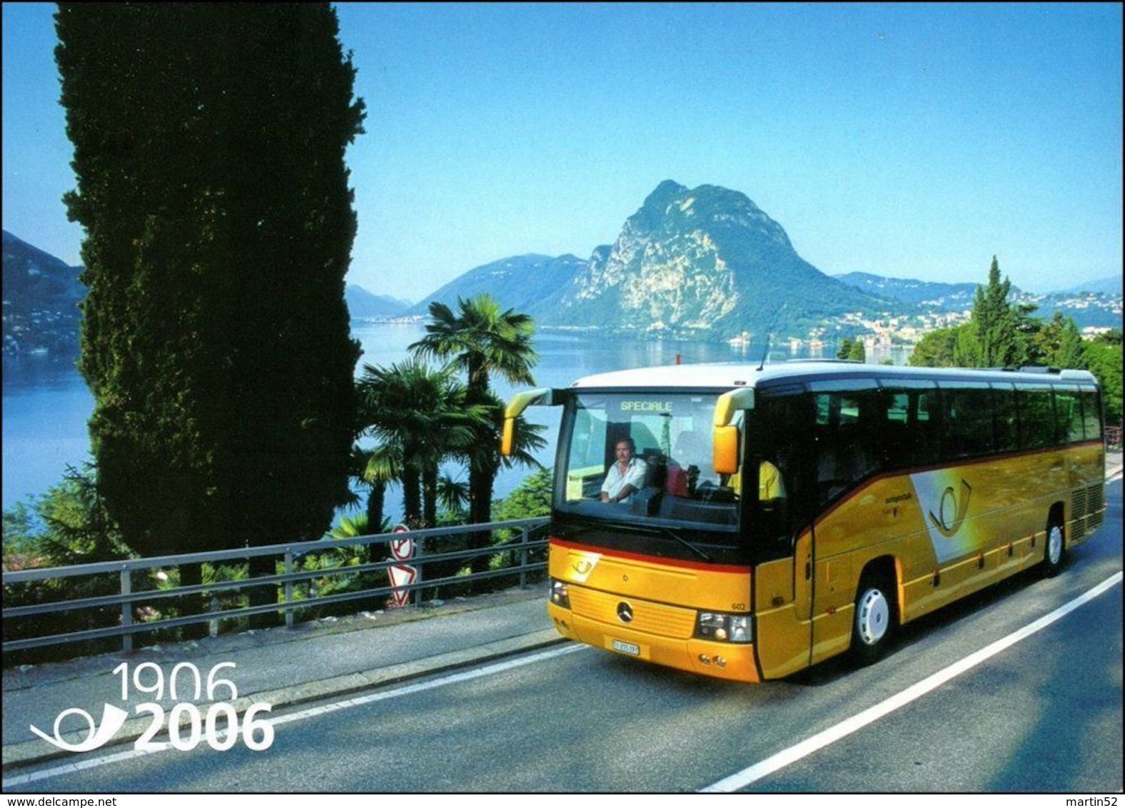 Suisse-Schweiz 2007: 100 Jahre PostAuto Zu 646+1192+ Mi 1181+1956 Yv 1111+1882 Auf Postauto-GS Mit O DETLIGEN -1.-3.07 - Busses