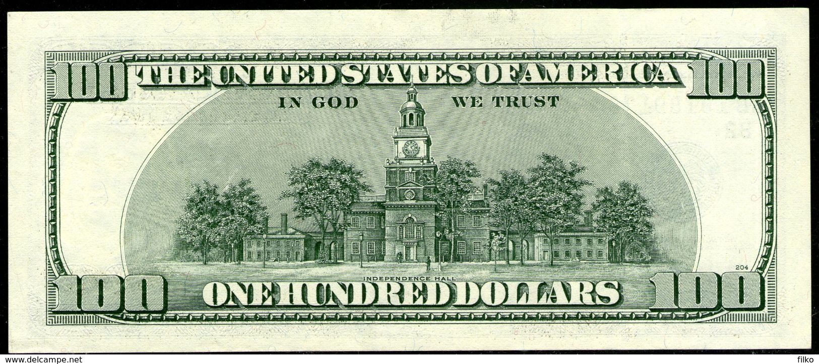 USA 100 Dollars1996,star Noite,as Scan - Biljetten Van De  Federal Reserve (1928-...)