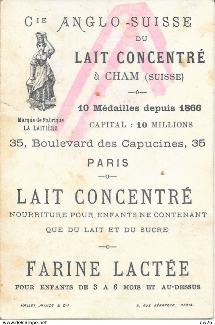 Chromo Lait Concentré Anglo-Suisse - Une Mauvaise Charge (Tambour) - Vallet Minot & Cie - Altri & Non Classificati